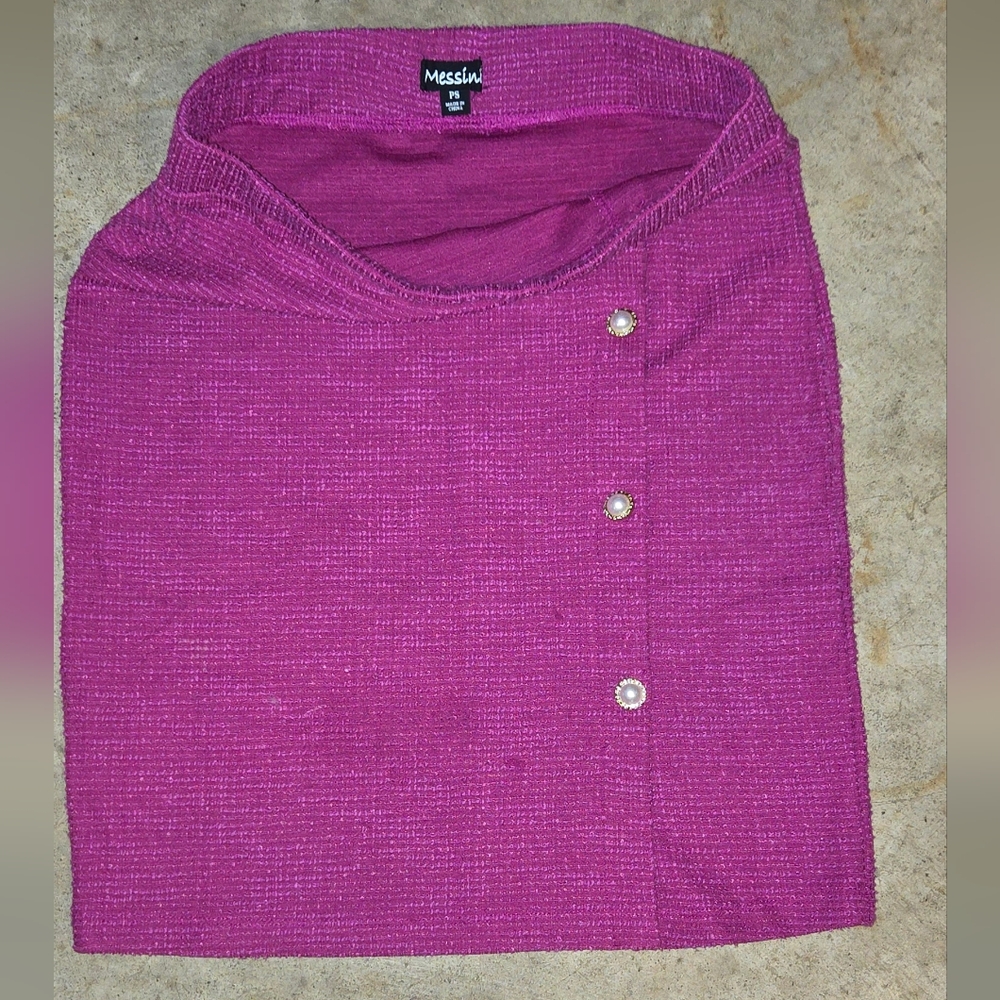 Magenta skirt